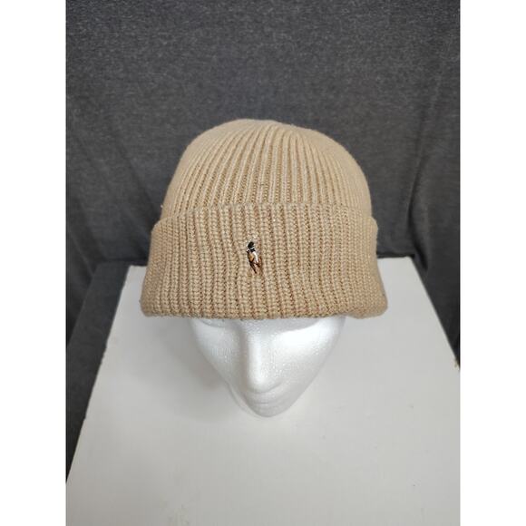 Polo Ralph Lauren Men's Beanie Cap, Size One Size - Beige - Picture 1 of 5